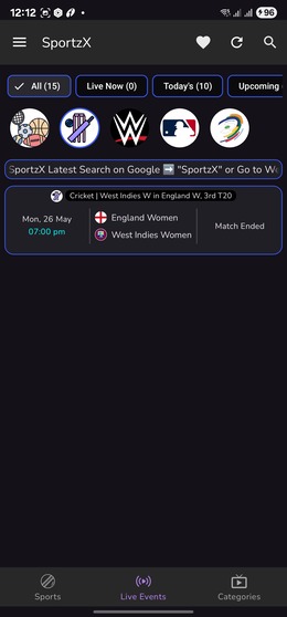 Sportzx cricket