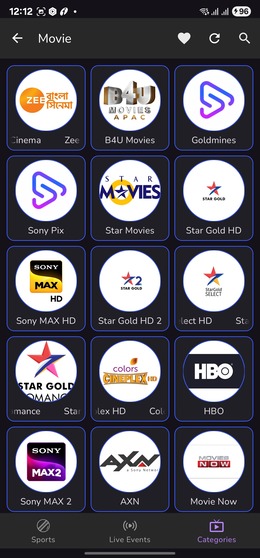 Sportzx entertainment channels
