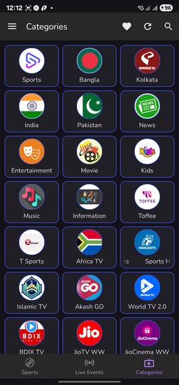 Sportzx tv channels